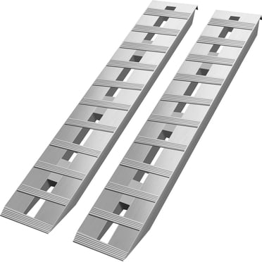 KFFKFF 60x12 inch Aluminum Ramps 6000lbs Capacity Car Trailer Truck ATV Ramps 1 Pair 2 Ramps