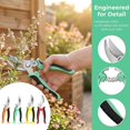 thumbnail image 2 of Heavy Duty Professional Bypass Pruning Shears - Use As Pruners, Garden Shears, Handheld Pruning Shears For Gardening, Clippers, Garden Scissors, Pruner Tool-green-, 2 of 9