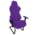 thumbnail image 3 of Xingzhi Gaming Chair Cover Soft for Rotating Chair Reclining Racing Gaming Chair dark coffee dark purple, 3 of 5