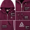 thumbnail image 2 of Reebok Women's Sweater Fleece Jacket, Sizes XS-XXL, 2 of 3
