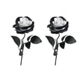 thumbnail image 1 of Flowers Artificial for Decoration Rose Gothic Dark Artificial Flower White Inner Ring Red Halloween Decoration Artificial Flower Silk Flower Artificial Flower, 1 of 6