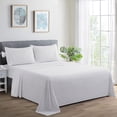 thumbnail image 1 of Marina Decoration 600 Thread Count Ultra Soft Deep Pocket Hotel Standard Solid Bedding Long Staple Percale Cotton All Season Sheet Set with Pillowcase, 1 of 7