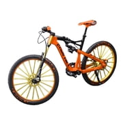 TISHITA Dolity 1/10 Miniature Finger Mountain Bike Toy Finger Miniature Mountain Orange