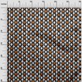 thumbnail image 3 of oneOone Georgette Viscose Brown Fabric Poker Card Sewing Material Print Fabric By The Yard 42 Inch Wide, 3 of 4