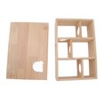 thumbnail image 1 of Hamster Hideout Hut, Corrosion Resistance Wear Resistance Hamster House Log Multifunction  For Pets Moving, 1 of 8