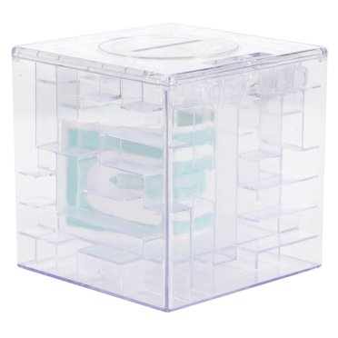 Money Maze Puzzle Box, Puzzle Maze Coin Box Innovative Money Bank Money Saving Box for Kids, Fun Gift Educational Toy Gift with Maze Game, Ideal for Children