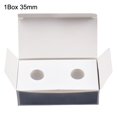 thumbnail image 1 of LEFU Coin Collection Storage Box Set - 12 Sizes Cardboard Holders Optional for Stamps & Coins, White Square Protective Cases, 50 Sheets per Box, Ideal for Collectors, 1 of 7