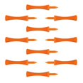 thumbnail image 1 of koolsoo 10pcs Golf Tees Plastic Golf Nail Limit Pin Outdoor Sport Supply 70mm Orange, 1 of 8