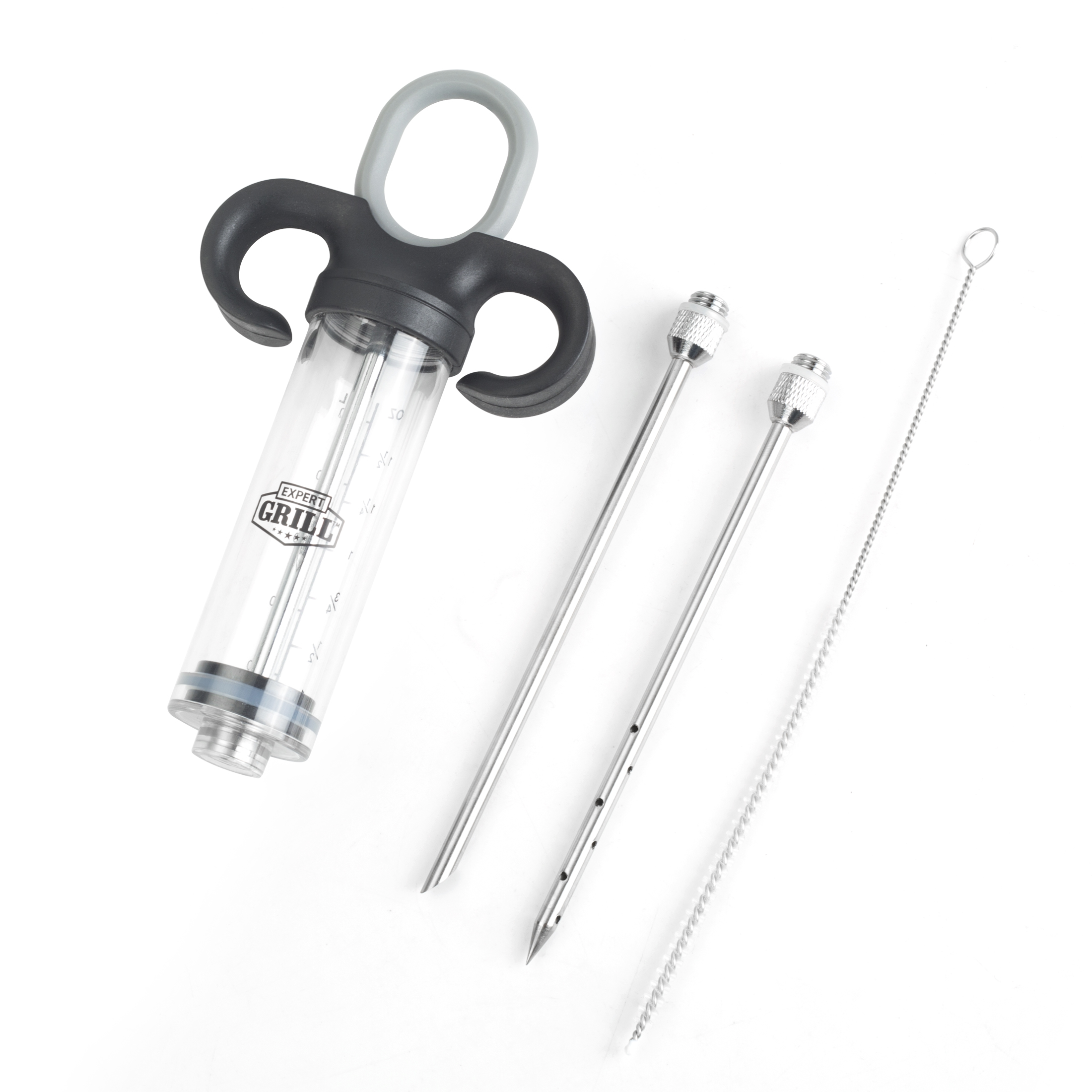 Kit injecteur de viande Expert Grill avec 3 aiguilles injecteur
