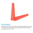 thumbnail image 4 of Unique Bargains 2mm to 4.2mm Solid Silicone Rubber Tapered Plug Red for Powder Coating, Painting,50 Pack, 4 of 5