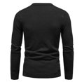 thumbnail image 3 of EGNMCR Chandail pour Hommes Mode Hommes Décontracté à Manches Longues Col Rond Uni Chandail Tricoté pour Dames Hauts, 3 of 3