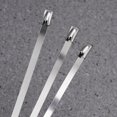 thumbnail image 3 of MasteelfCA BESTOMZ 100 Pcs 4.6mm*300mm Attaches à Fermeture Éclair en Acier Inoxydable, 3 of 8