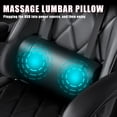 thumbnail image 4 of Homall Gaming Chair with Footrest Massage Office Chair Computer Racing Chair High Back PU Leather Chair, Black, 4 of 7