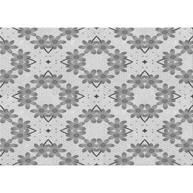 Ahgly Company Machine Washable Indoor Rectangle Transitional Gunmetal Gray Area Rugs, 2' x 3'
