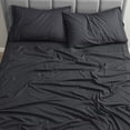 thumbnail image 3 of Nestl Queen Sheet Set, 1800 Series Microfiber Deep Pocket 4 Piece Bed Sheet Set, 3 of 8