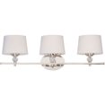 thumbnail image 1 of Maxim 12763WTPN Rondo 3-Light Bath Vanity Light with White Shade, 1 of 2