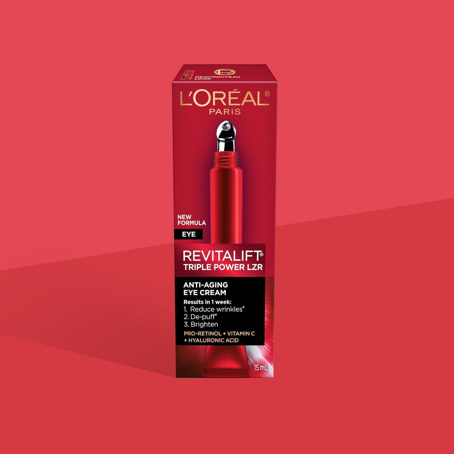 L'Oreal Paris Revitalift Crème pour les Yeux Triple Puissance à l'Acide Hyaluronique