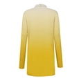 thumbnail image 5 of Yuyuzo Long Cardigan for Women Gradient Color Open Front Draped Tops Fall Winter Casual Cardigan, 5 of 5