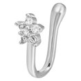 thumbnail image 1 of Clip On Nose Rings For Women Non-Pierced Nose Hoop Ring Adjust Nose Cuff, 1 of 9