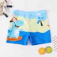 thumbnail image 1 of LSLJS Maillot de Bain Garçon Maillot de Bain pour Enfants Short de Bain Imprimé Short de Bain à Angle Plat avec Cordon de Serrage, Short de Bain Garçon, 1 of 3