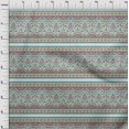 thumbnail image 3 of oneOone Silk Tabby Fabric Leaves & Floral Block Decor Fabric Printed BTY 42 Inch Wide, 3 of 4