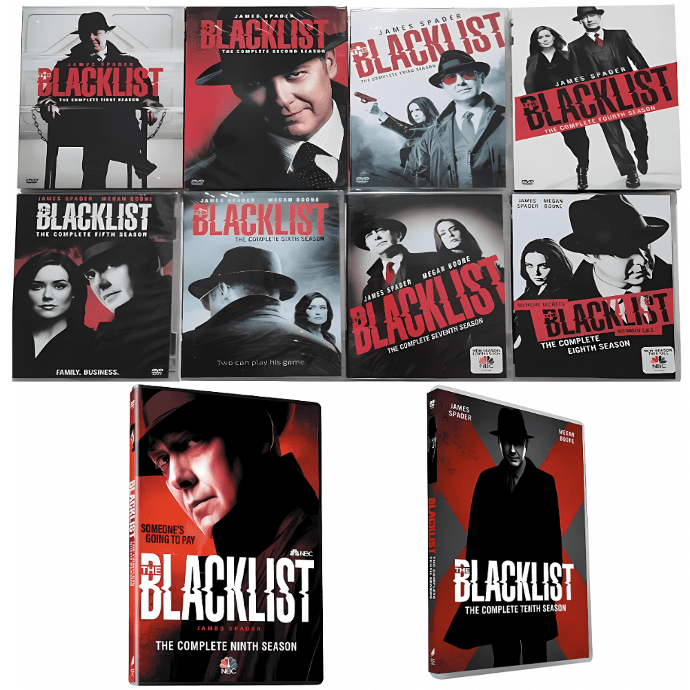 The Blacklist Complete Series | Season 1 - 10 DVD