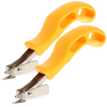 2pcs Heavy Duty Staple Removers Upholstery Tack Puller Tools Metal Staple Pullers