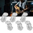 thumbnail image 4 of Guitar Machine Head, 6 String Tuner Head Guitar Tuning Keys Silver With Screws For Most Guitars For Replacing Old And Damaged Parst 6 Right Peg Set,6 Left Peg Set,3 Left And 3, 4 of 8