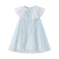 thumbnail image 1 of LOVZFMLL Jupe Princesse en Dentelle à Volants à Manches Courtes pour Filles Été Col Rond Broderie Nœud, 1 of 5