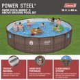 thumbnail image 2 of Coleman Power Steel Swim Vista 18' x 48" Above Ground Swimming Pool Set, 2 of 12