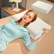EGNMCR Memories Foam Pillow Cervical Pillow For Neck Pain Relief Ergonomic Breathable Wicking Bed Pillow For Side Back Stomach Sleepers Memory cotton Cushion