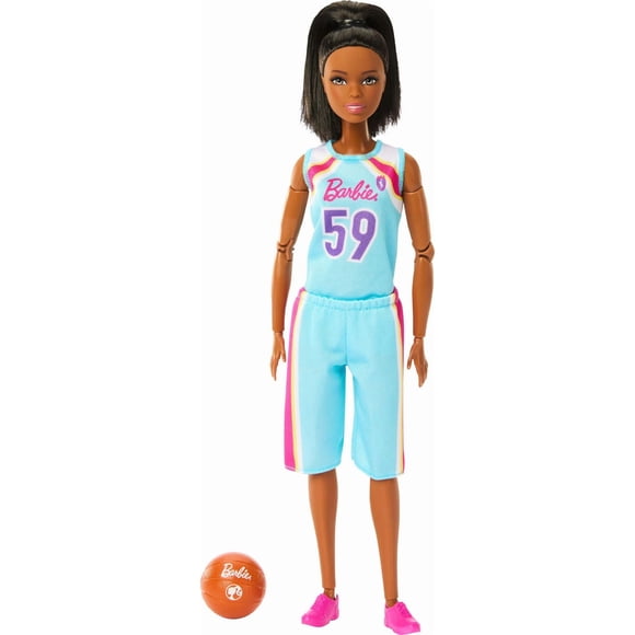 Barbie-Joueuse de Basket-Poupée articulée avec tenue et accessoires