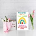 thumbnail image 4 of Greeting Card Teacher Appreciation Card Bulk for Teacher's Day - Thank You Note for Dedication and, 4 of 4