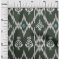 thumbnail image 1 of oneOone Cotton Poplin Fabric Geometric Ikat Decor Fabric Printed BTY 42 Inch Wide, 1 of 4
