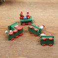 thumbnail image 3 of Wooden Christmas Train  Decorative Visual Effect Christmas Decoration Small Train for Living Room, 3 of 11