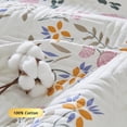 thumbnail image 4 of Kingrest Cotton Quilt Set King Size, Lightweight Pattern Comforter Set, Oversized Bedspread Coverlet Quilted Bedding Set, 4 of 9