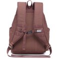 thumbnail image 5 of KAUKKO Vintage Casual Canvas and Leather Rucksack Backpack (Canvas Coffee2pc), 5 of 5