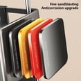 thumbnail image 4 of Qonioi Stainless Steel Knife Block, Countertop and Wall Mount Knife Organizer, Multi-Slot Kitchen Knife Storage Rack for Counter Cabinet Drawer, 4 of 7