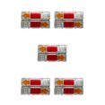 thumbnail image 1 of maskred 2pack/lot Durable LED Truck Tail Light Bar For Trucks And Trailers 24v white cover 5Set, 1 of 6