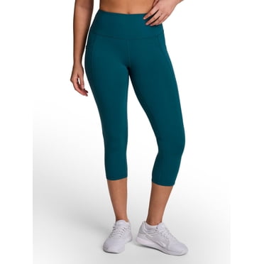 Reebok Legging Capri taille haute de tous les jours pour femmes avec poches, entrejambe de 20 pouces