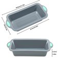thumbnail image 4 of To encounter 9 Inch Silicone Bread and Loaf Pan, 2 Pack Food Grade Nonstick Silicone Molds for Baking Banana Bread, Meat Loaf, Pound Cake, with Metal Reinforced Frame More Strength, 4 of 6