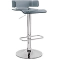 thumbnail image 1 of ACME Rania Swivel Adjustable Bar Stool in Gray, 1 of 2