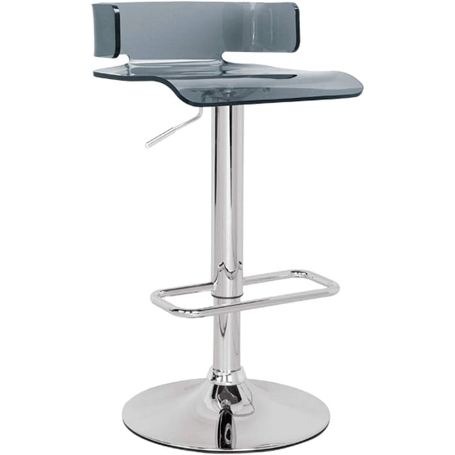 ACME Rania Swivel Adjustable Bar Stool in Gray