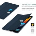 thumbnail image 4 of iPad Air 13 Inch M2 Case 2024 / iPad Pro 12.9 Inch Case 6th/5th/4th Generation with Pencil Holder,Slim Soft TPU Back Tablet Cover, Auto Sleep/Wake Protective Cover - Blue, 4 of 5