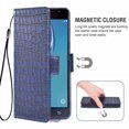 thumbnail image 4 of Case for Galaxy J7 2017, Pu Leather Cover, Mobile Phone Cover for Samsung Galaxy J7 2017, Wallet, Scratch-Resistant Magnetic Mobile Phone Pocket with Card Compartment, Blue, 4 of 7