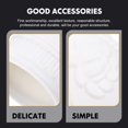 thumbnail image 3 of Shisuyan Curtain Rod Head Plug 10 Pack Decorative Finials Rose Gold Window Curtain Rod Decor, 3 of 8