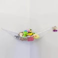 thumbnail image 3 of ZZkhGO Large Hanging Toy Storage Net, Stuffed Animal Hammock for Nursery, Strong Polyester Mesh Organizer with Anchors, 3 of 7