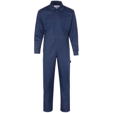 Coverall Men's with Tool Pockets, 2-Way Heavy Brass Zipper