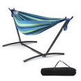thumbnail image 1 of ONCLOUD Hamac Double Capacité de 550 Lb avec Support Inclus avec Sac de Transport Portable, Hamac Robuste pour 2 Personnes pour l'Extérieur et l'Intérieur - Rayure Désert, Série TDCTZ1 - Rayure Désert, 1 of 4