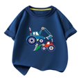 thumbnail image 1 of RXIRUCGD 2025 Vêtements d'Été pour Enfants T-shirt Décontracté Ample à Manches Courtes à Col Rond pour Adultes, 1 of 2